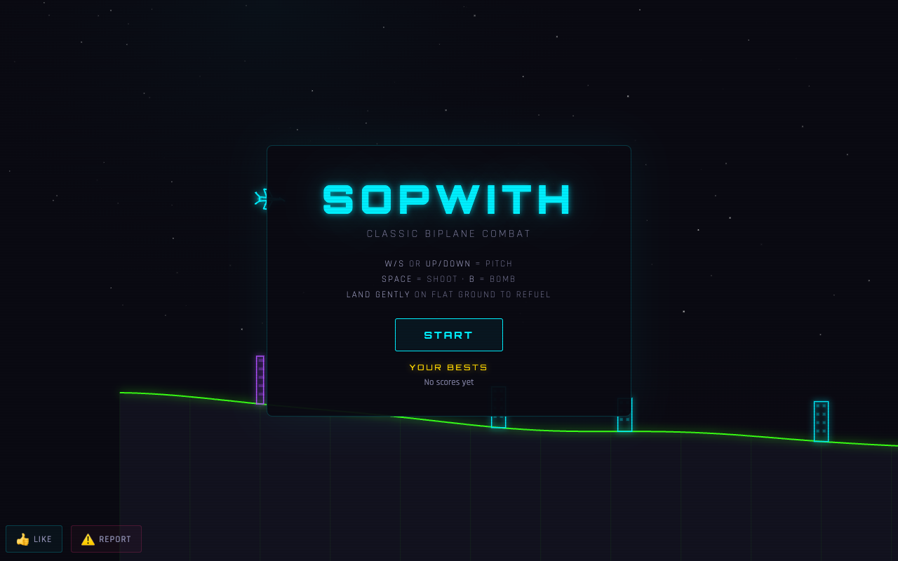 Sopwith — free online biplane combat game