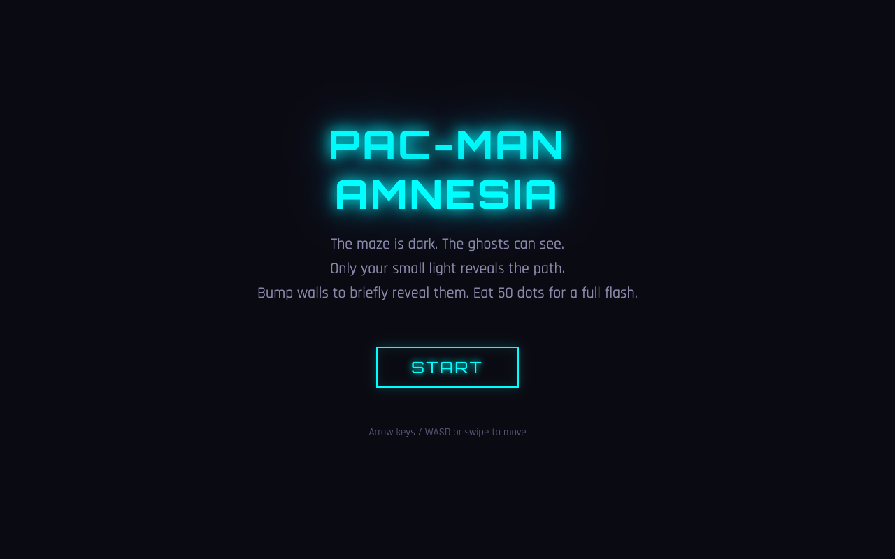 Pac-Man Amnesia